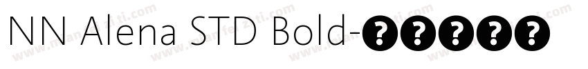NN Alena STD Bold字体转换